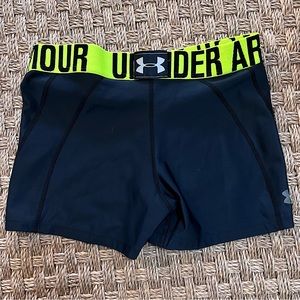 Under Armour Neon Yellow Spandex